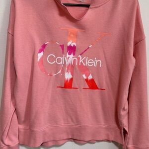 Calvin Klein Light Pink Sweatshirt with Logo